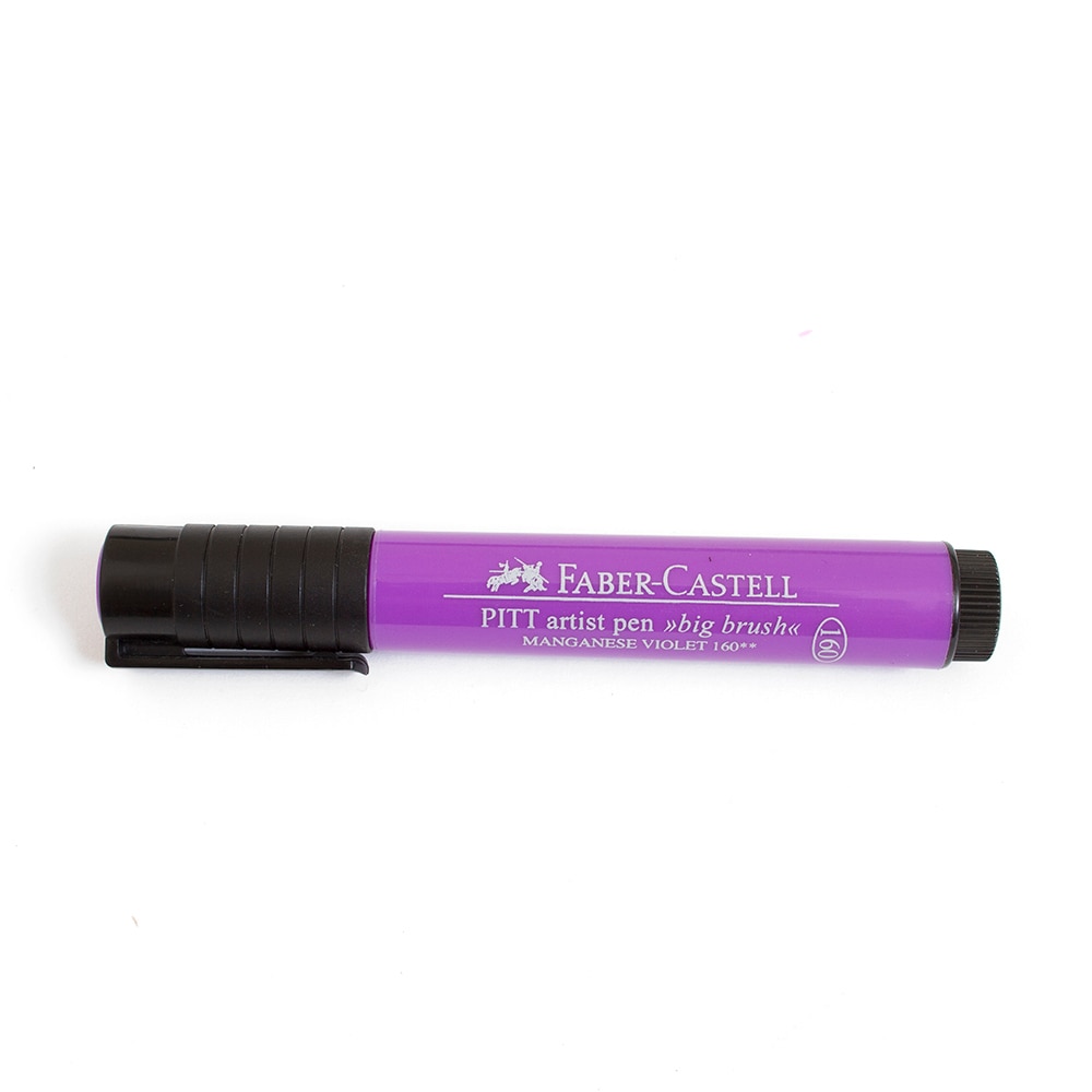 Faber Castell, Pitt, Artist, Big, Brush Pen, Manganese Violet